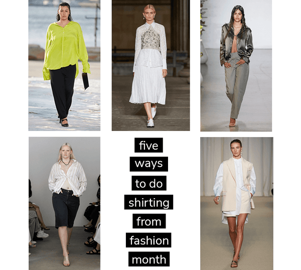 WNU Wear: The top SS22 shirt trends from fashion month - With Nothing Underneath