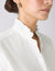 Kew Blouse: Fine Poplin, White