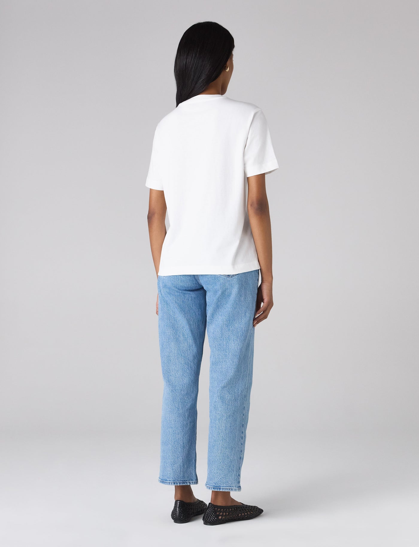 The Foundations Set: Soho T-Shirt in White, Navy & Grey