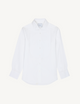 The Dress Shirt Curved Bib: Poplin, White