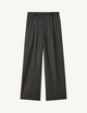 Rampling Trouser: Wool, Grey Herringbone