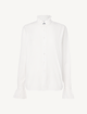 Kew Blouse: Fine Poplin, White
