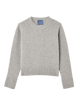 Devon Jumper: Wool, Mid Grey Melange