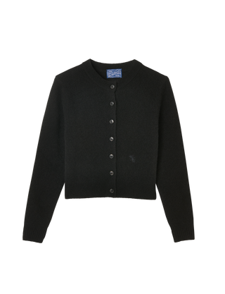Jura Cardigan: Yak Wool, Black