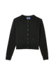 Jura Cardigan: Yak Wool, Black