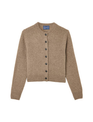 Jura Cardigan: Yak Wool, Coffee