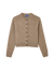 Jura Cardigan: Yak Wool, Coffee