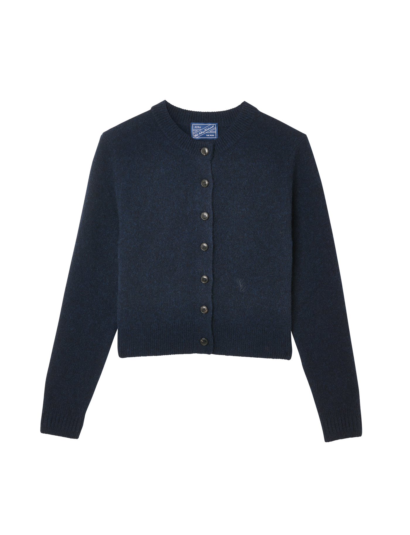Jura Cardigan: Yak Wool, Navy Blue – With Nothing Underneath
