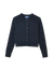 Jura Cardigan: Yak Wool, Navy Blue