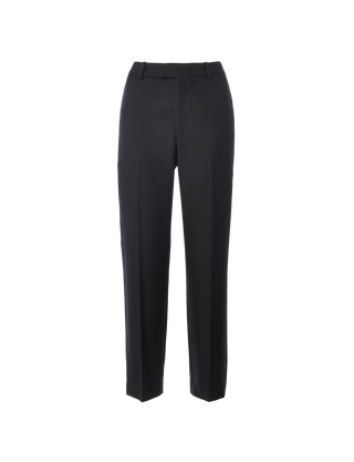 Regent Cigarette Trouser: Suiting Wool, Black