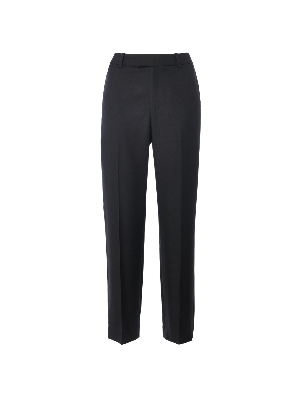 Regent Cigarette Trouser: Wool, Black