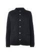 St James Jacket: Boiled Wool, Black