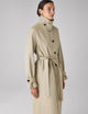 Chatsworth Coat: Cotton, Dark Stone