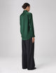 The Boyfriend: Silk Satin, Emerald Green