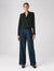 Belgravia Cropped Tuxedo: Wool, Black