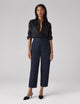 Chartwell Trouser: Cotton Twill, Navy Blue