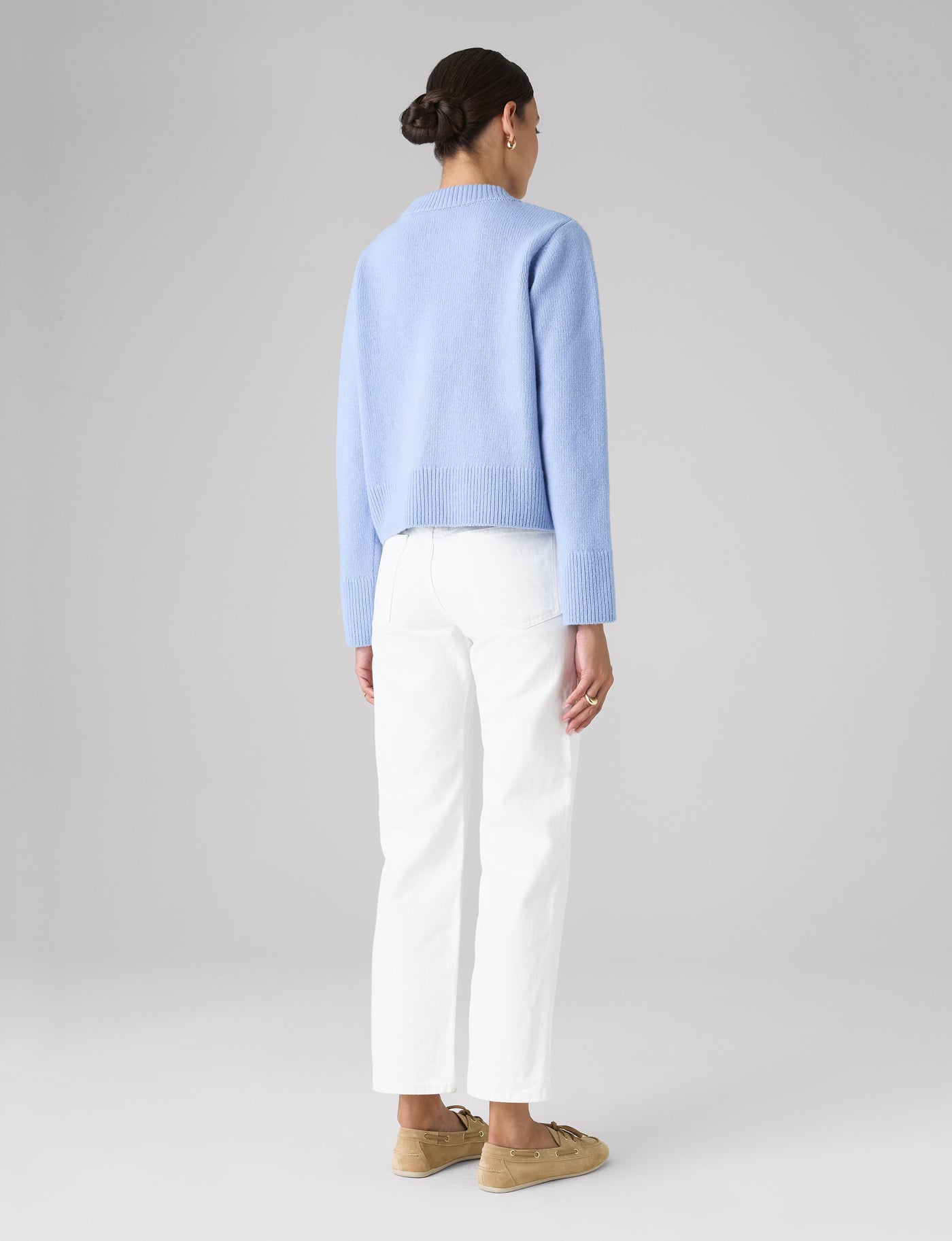 Devon Jumper: Wool, Cornflower Blue