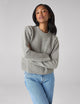 Devon Jumper: Wool, Mid Grey Melange