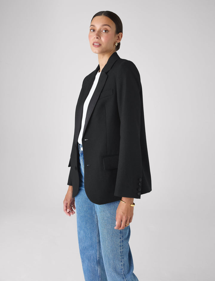 Hutton Tuxedo: Wool, Black