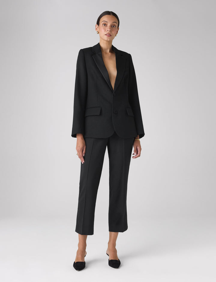 Hutton Tuxedo: Wool, Black