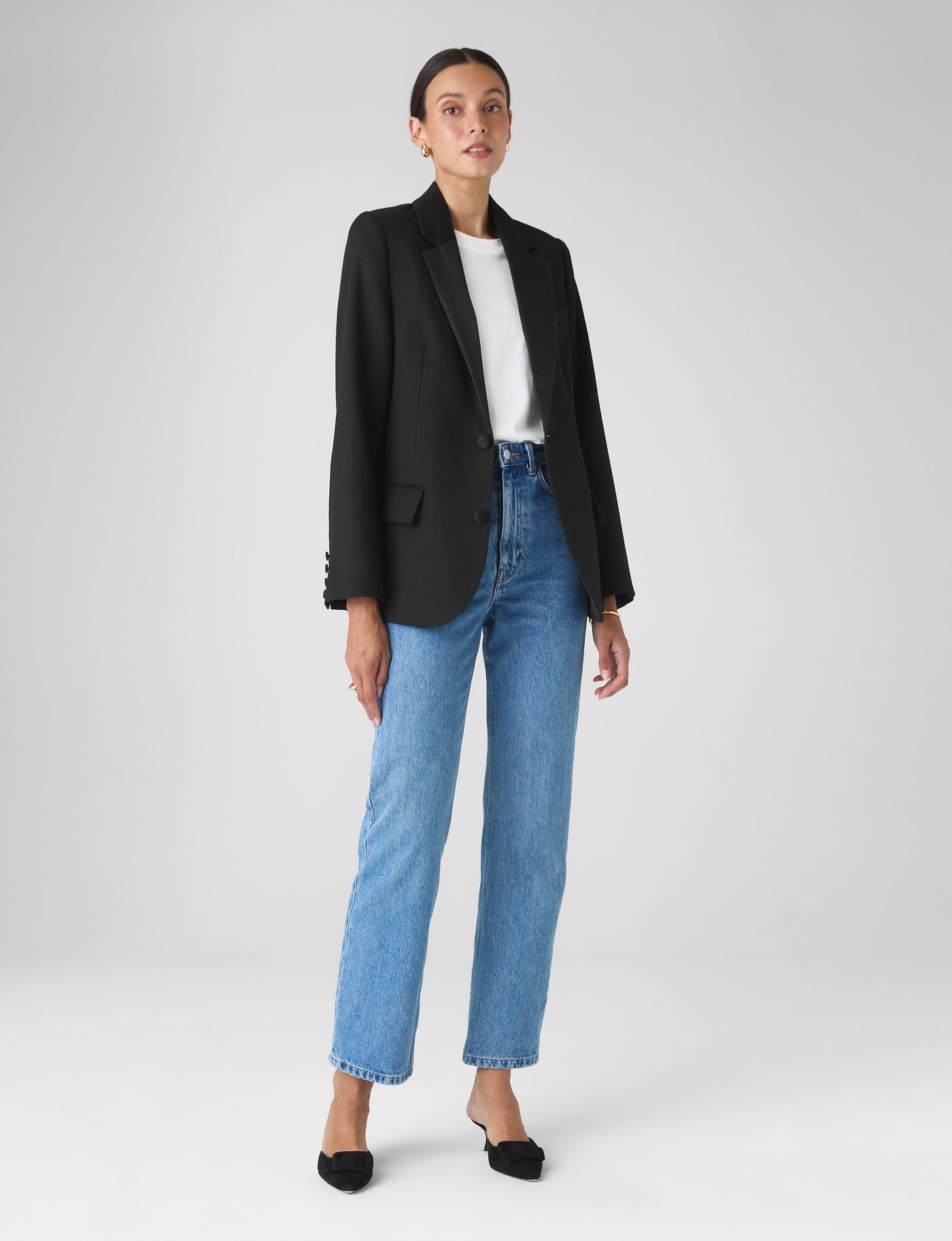 Hutton Tuxedo: Wool, Black