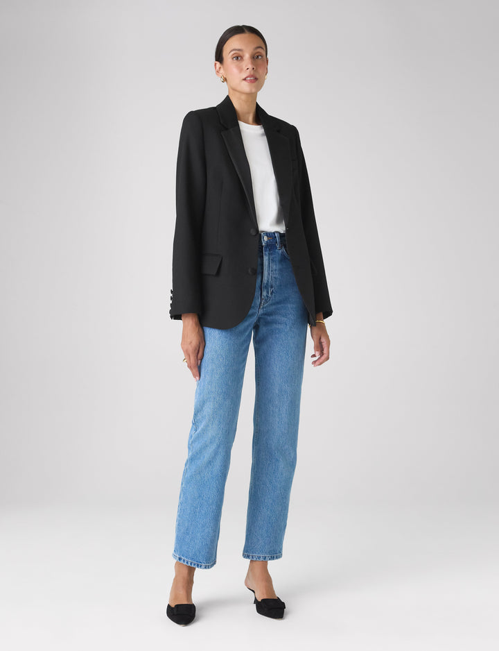 Hutton Tuxedo: Wool, Black