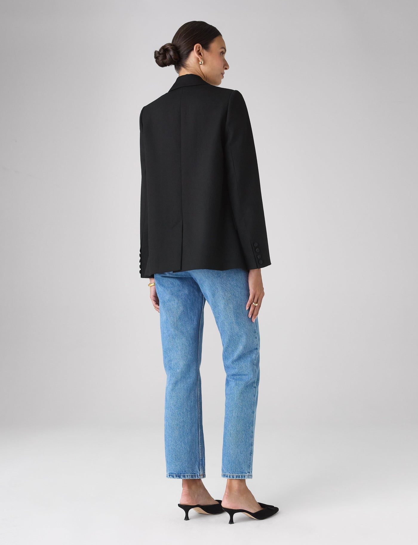 Hutton Tuxedo: Wool, Black