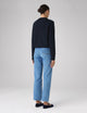 Jura Cardigan: Yak Wool, Navy Blue