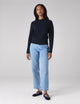 Mull Crew: Yak Wool, Navy Blue