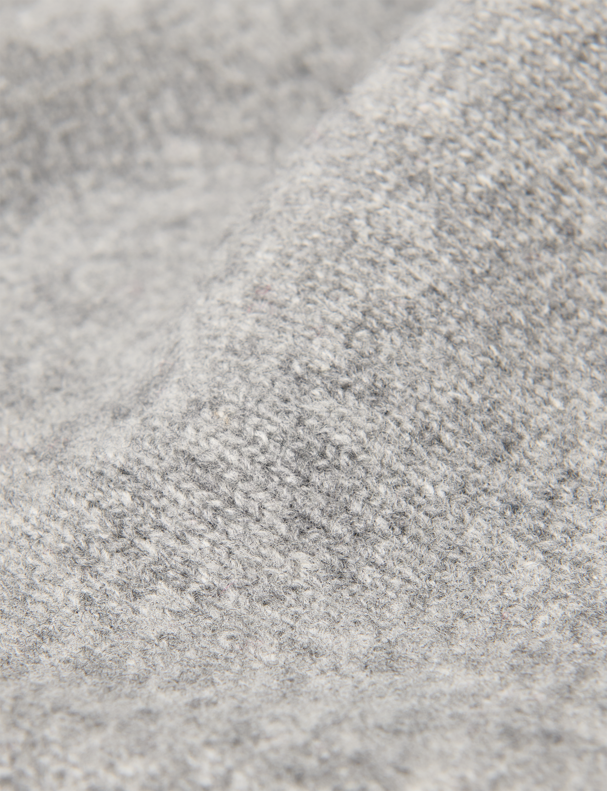 Devon Jumper: Wool, Mid Grey Melange