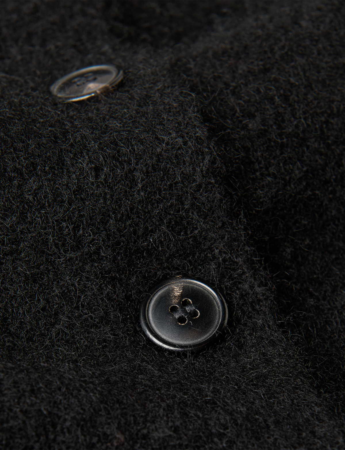 Jura Cardigan: Yak Wool, Black – With Nothing Underneath