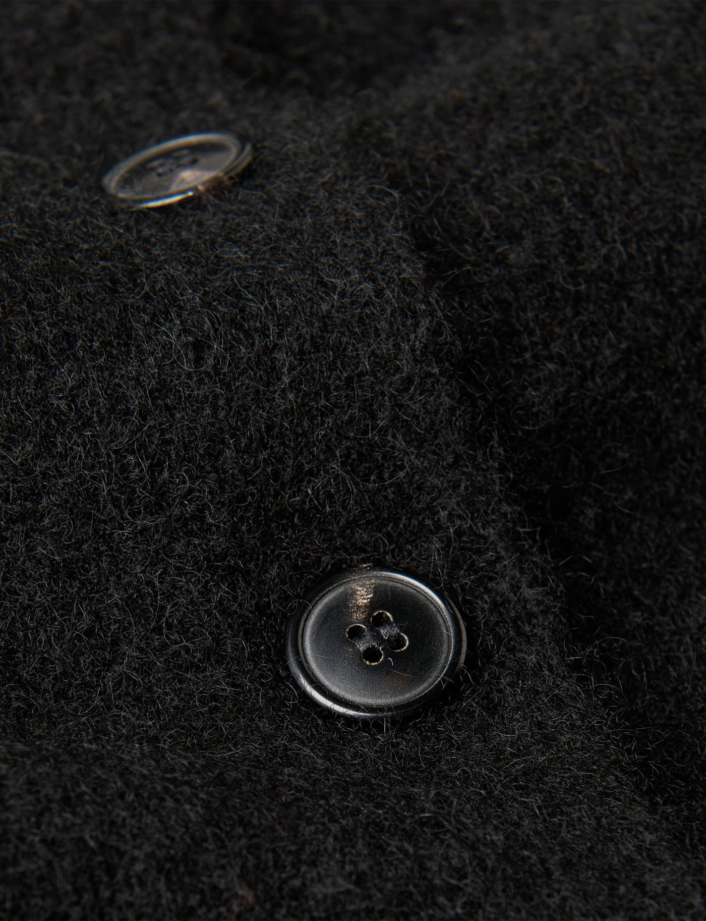 Jura Cardigan: Yak Wool, Black – With Nothing Underneath