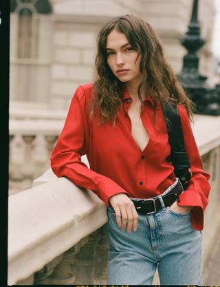 The Boyfriend: TENCEL™ Lyocell, Red