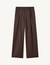 Rampling Trouser: Wool, Dark Brown Herringbone