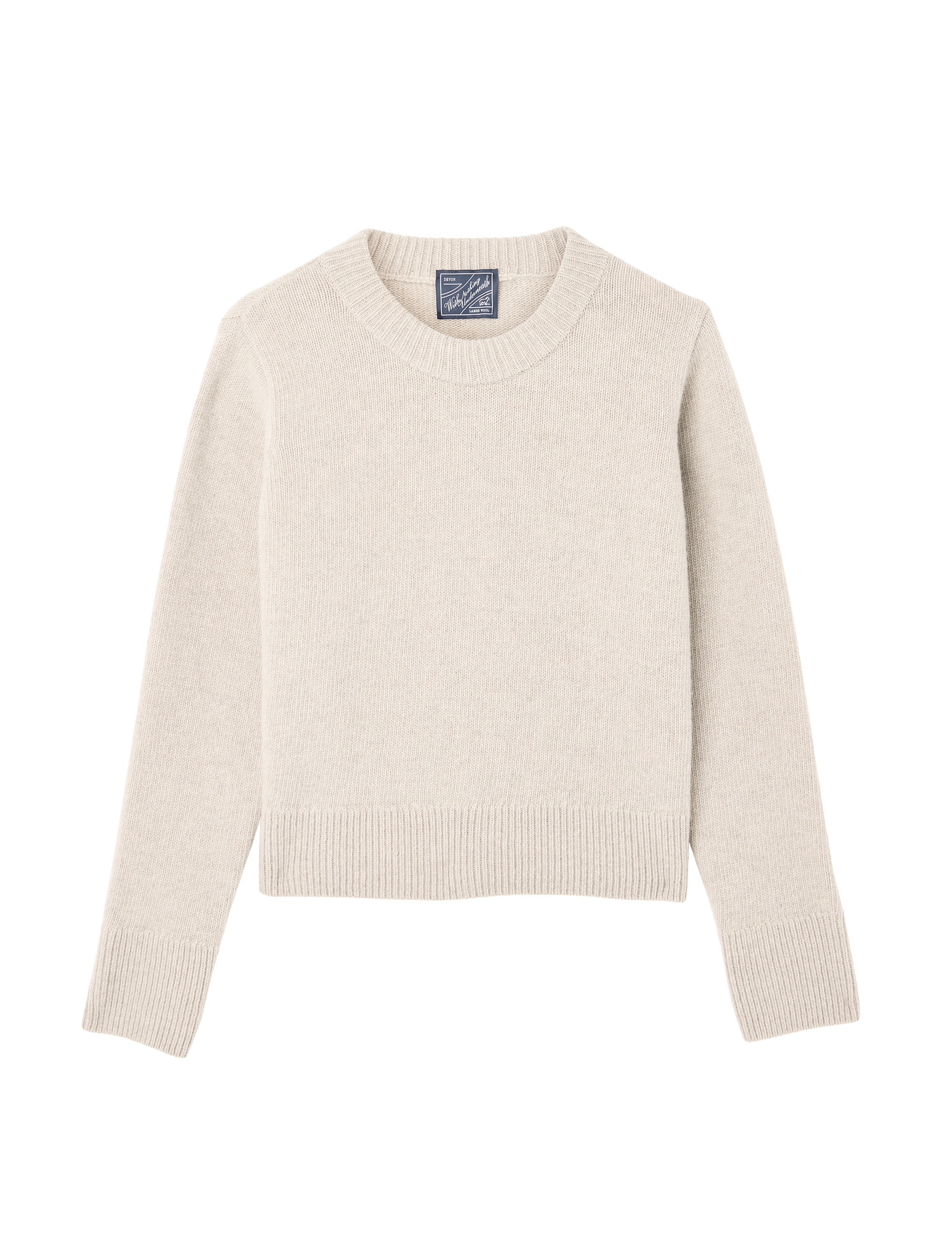 Devon Jumper: Wool, Oatmeal
