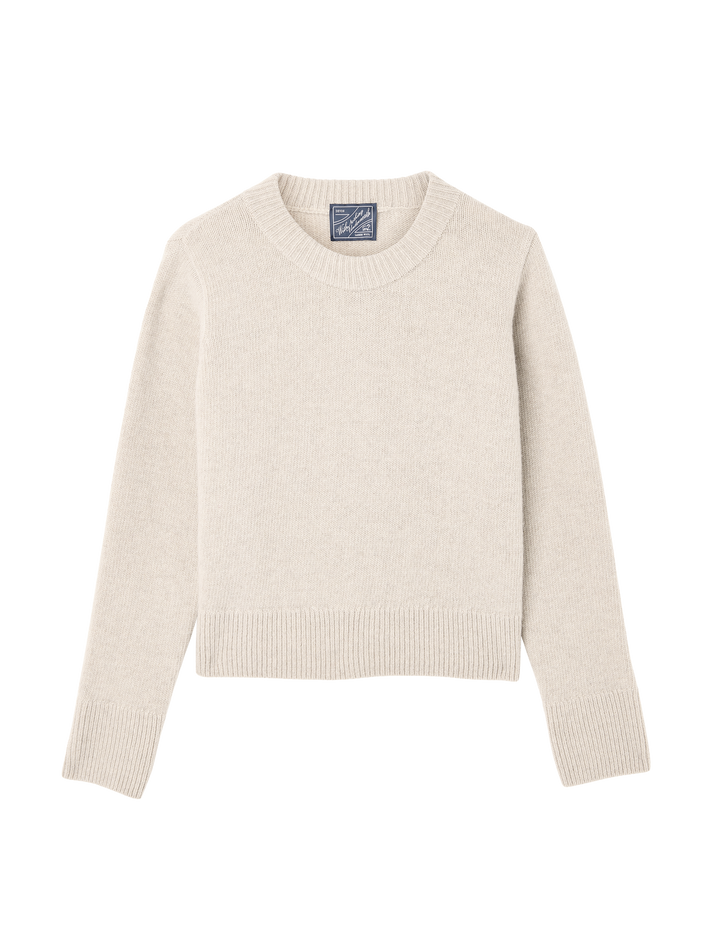 Devon Jumper: Wool, Oatmeal