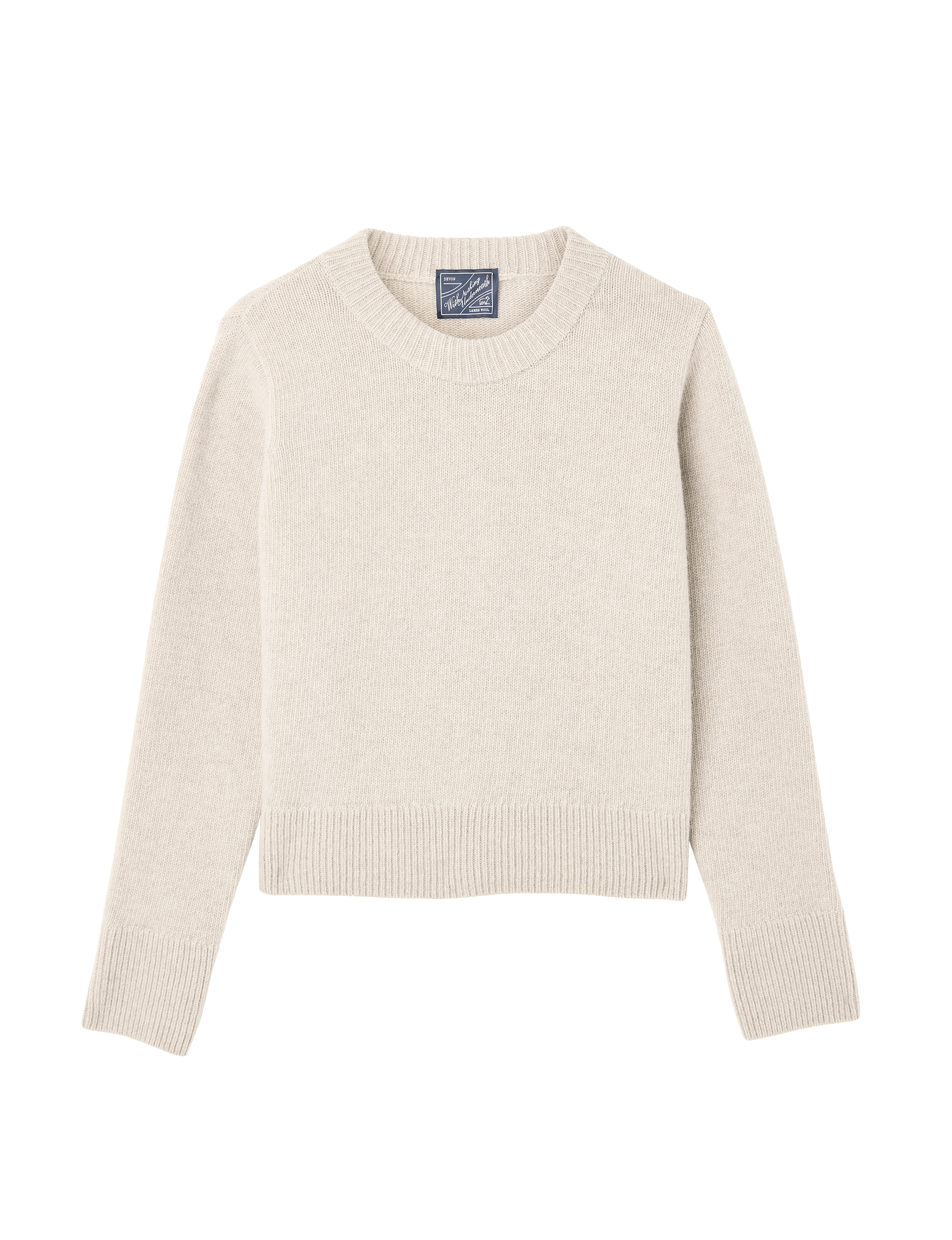 Devon Jumper: Wool, Oatmeal