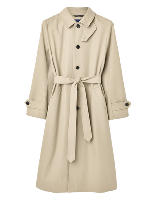 Chatsworth Coat: Cotton, Dark Stone