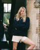 Cornwall Jumper: Wool, Navy Blue