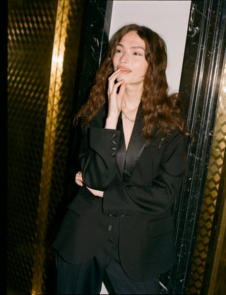 Hutton Tuxedo: Wool, Black