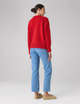 Cornwall Jumper: Wool, Red
