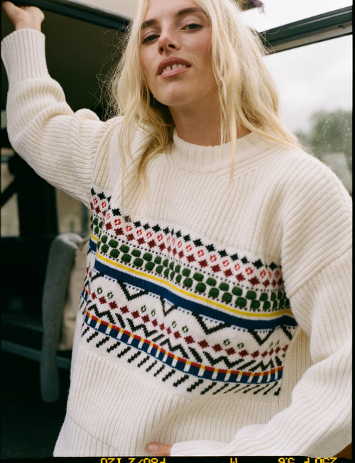 Chamonix Jumper: Wool, Multi