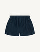 The Boxer: Linen, Navy Blue