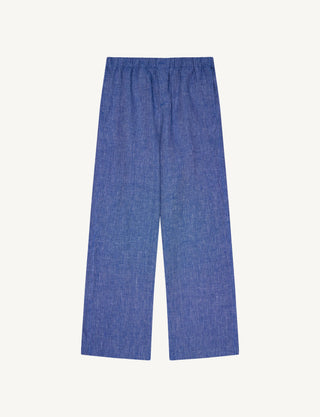 The Palazzo: Linen, Lapis Blue