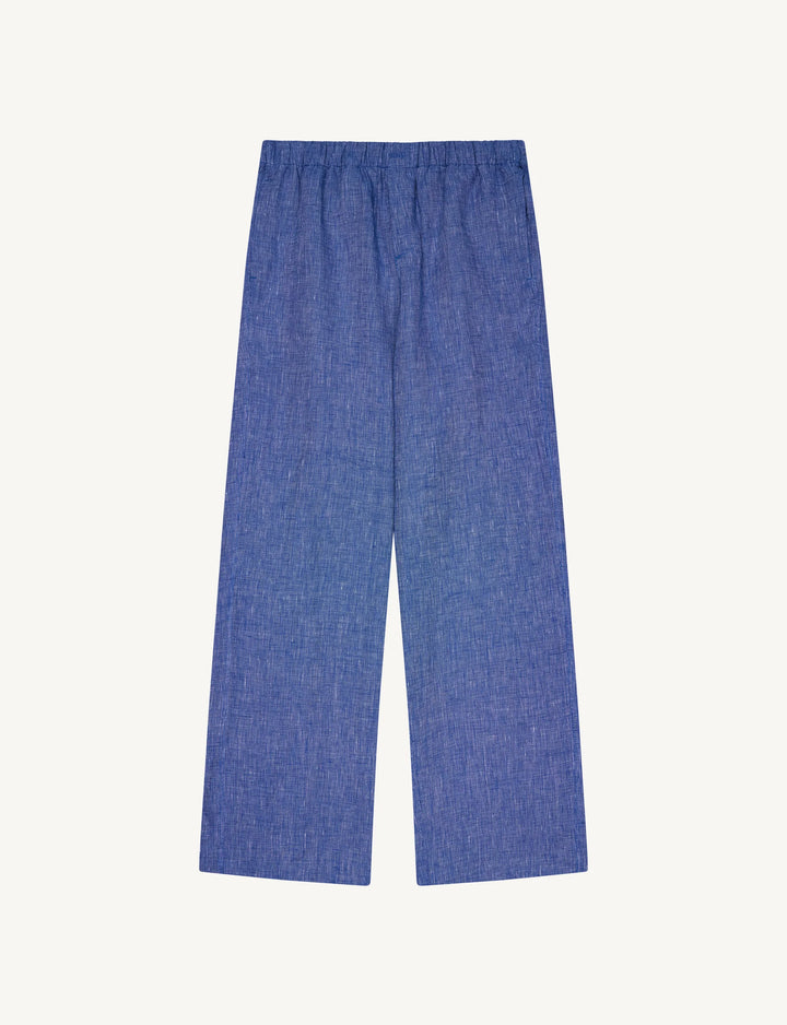 The Palazzo: Linen, Lapis Blue