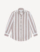 The Boyfriend: Linen, Mocha and Black Multi Stripe
