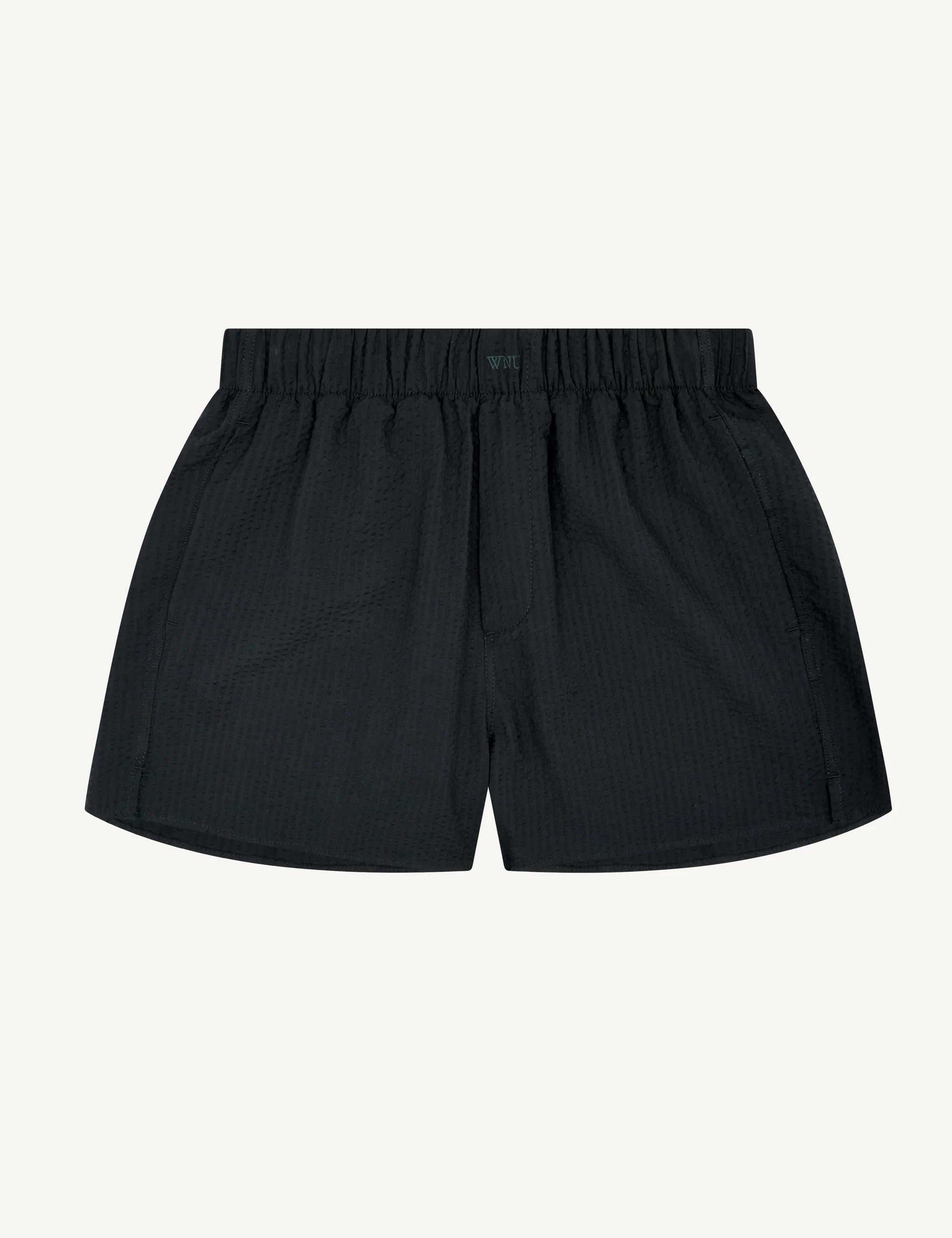 The Boxer: Seersucker, Navy Blue