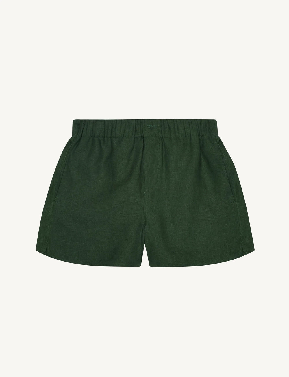 The Boxer: Linen, Hunter Green