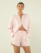 The Boxer: Hemp, Blush Pink