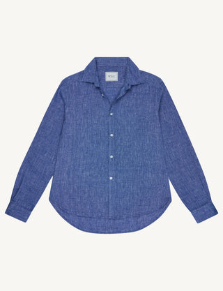 The Classic: Linen, Lapis Blue